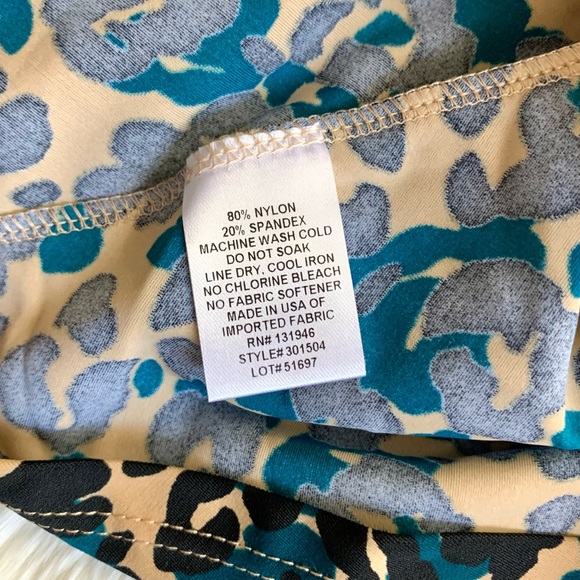 NWT Jude Connally Delilah Cheetah Print Peplum Top - Picture 9 of 15